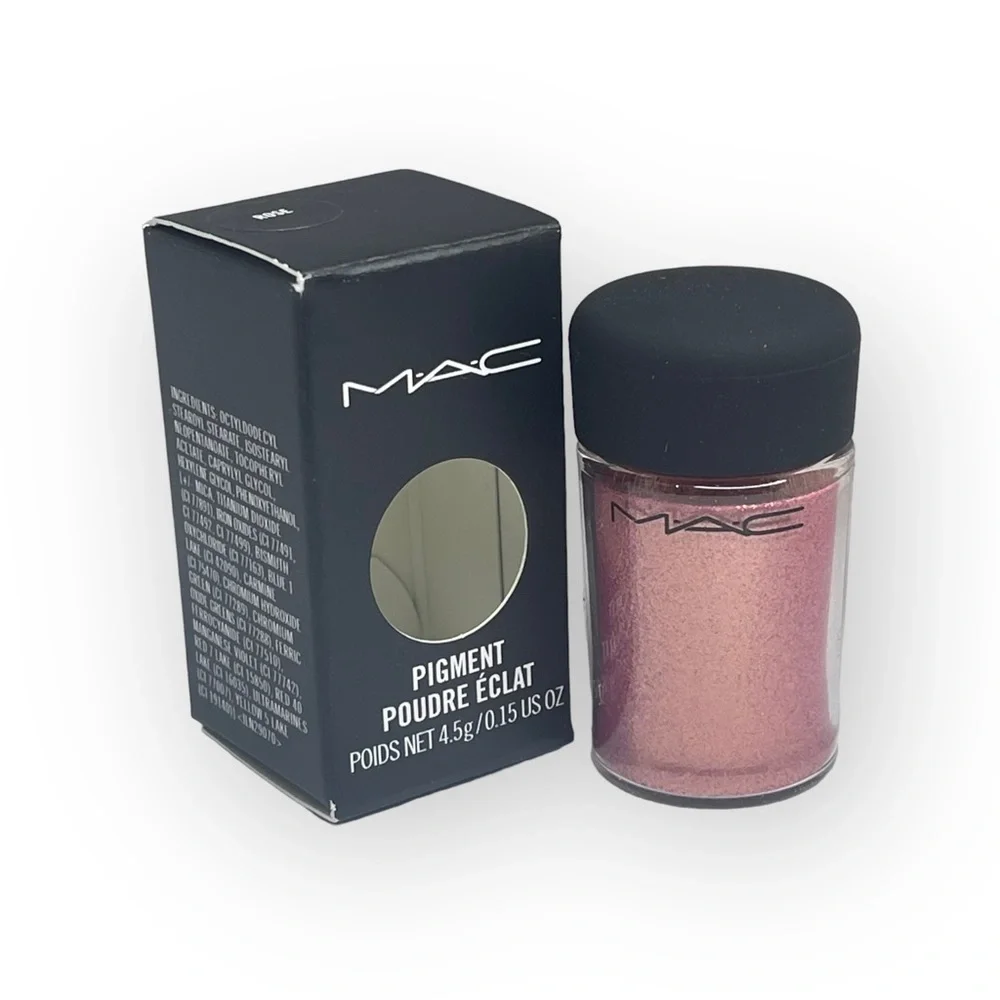new MAC Cosmetics 𖦹 Pigment Powder 𖦹 Rose Pink 𖦹 Face Lips Eyes 𖦹 Wet Dry 𖦹